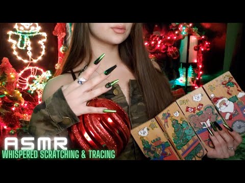 Asmr Cozy Christmas Triggers, Fast Tracing And Intense Scratching, Christmas Decorations Whispered