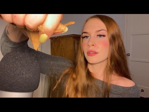 🌿ASMR🌿 Nature Triggers 🍂🍁🍃Wood Sounds, CRUNCHY Leaves, & More (100% Whispered w/ Light Talking)