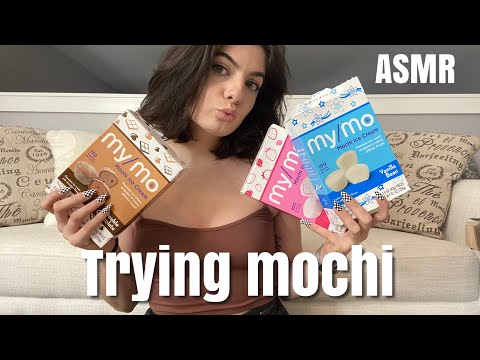 ASMR | eating mochi, mouth sounds | ASMRbyJ