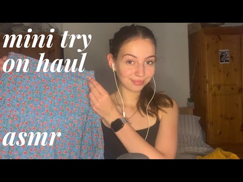 ASMR - Mini Try-On Fashion Haul (Soft-Spoken)