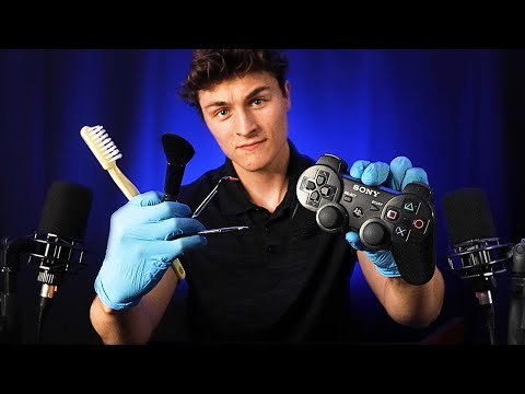 [ASMR] Professional Ps3 Controller Deep Clean! 🎮