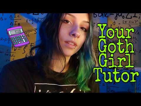 Goth Girl Tutors You in Math ASMR | POV roleplay