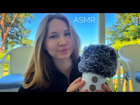 ASMR Outside Without a Plan (random triggers for sleep and tingles)😴✨
