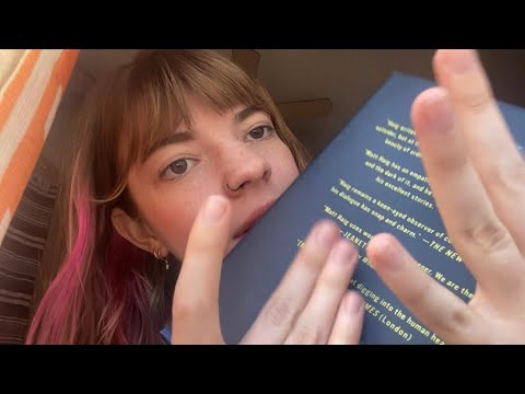 ASMR | lofi Book Tapping, Mouth Sounds, Hand Sounds & Rambles + life update