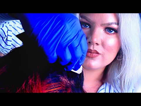 ASMR Scalp check and treatment *intense tingles* gloves , soft spoken , personal attention RP