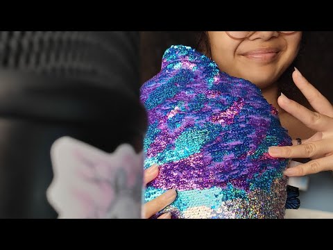 ASMR IM BACKKK!!!!  (SEQUINS / TAPPING SOUNDS)