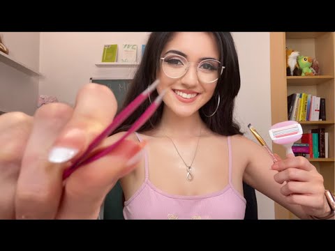 ASMR Doing Your Eyebrows 💓 Relaxing Personal Attention For Sleep 🫶🏼