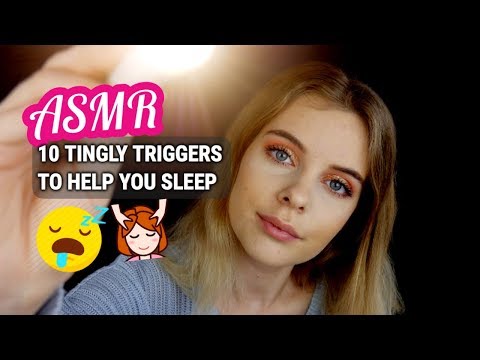 ASMR 10 (Very Tingly) Up Close Triggers To Help You Fall Asleep Fast - Whispered