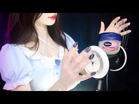 ASMR Maids Give You Deep and Intensive Ear Massage👂(No Talking) Sticky Vaseline, Slime, Lotion