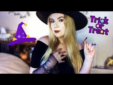 ASMR |Getting You Ready For A Halloween Party| *LO-FI TINGLES*