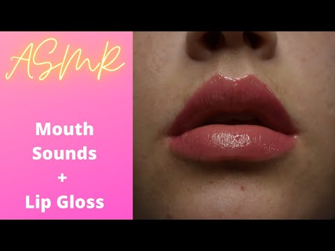 ASMR || No Make-Up - Lipgloss & Mouth Sounds