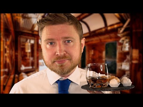 ASMR - First Class Train Attendant Roleplay (The King's Corridor)