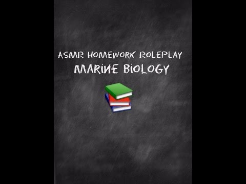 ASMR Marine Biology Homework Roleplay