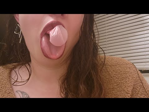 ASMR 💋 Bubble Gum Chewing,  Big Bubbles, Gum Snapping
