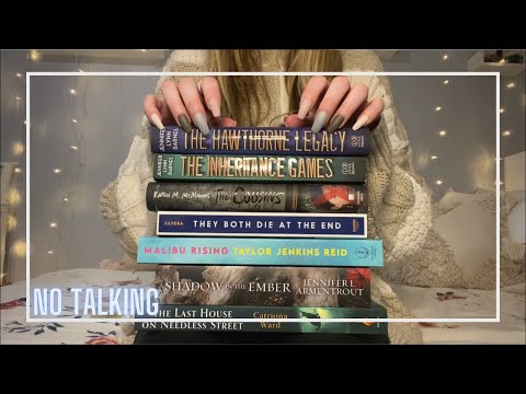 ASMR ~ new book haul!📚 ~ tapping and scratching ~ no talking