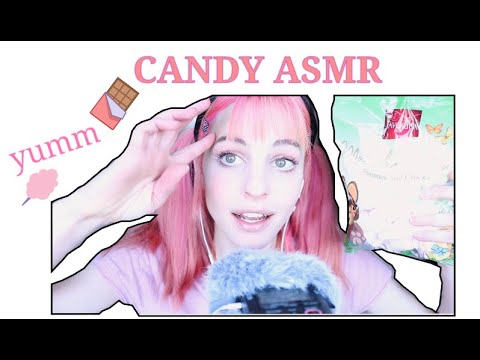 🍫 Candy eating ASMR - Easter🐰 Crunchy chocolate, marshmallow, jelly eating sounds, chewing, whispers