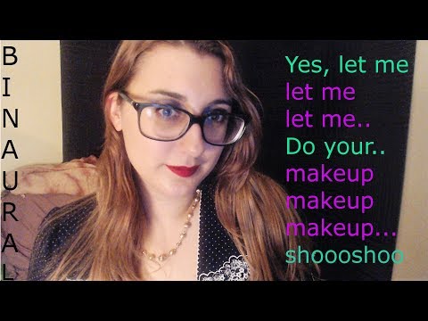💄 COME HERE & LET ME Give YOU Tingles - Binaural Make-up Whisper Role Play 2