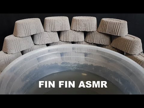 ASMR : Crumbling Sand Cement in Water #231