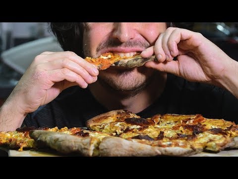 ASMR PIZZA | CRUNCHY EATING SOUNDS | NO TALKING