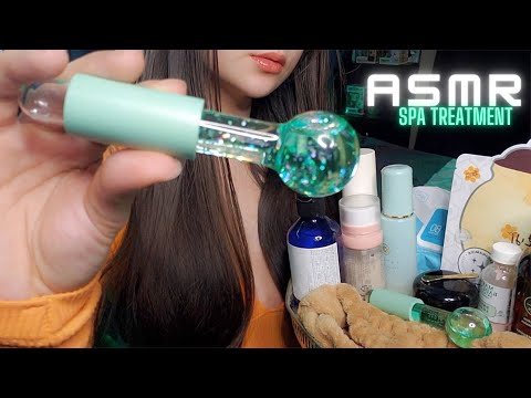ASMR Spa Facial Treatment Massage, Personal Attention, Tingly Skincare Relaxing Roleplay Whispered