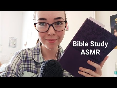 ASMR | Bible Study Routine | Deep Ear Whispers, Tapping, Reading