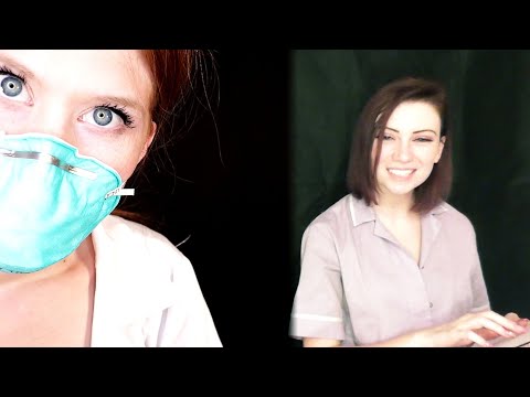 [ASMR] Doctor Ginger & Nurse Jodie Marie Ear Cleaning and Examination *Collaboration*