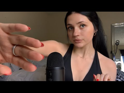 ASMR| PINCHING & PLUCKING, INVISIBLE SCRATCHING, FACE TRACINGLIGHT INAUDIBLE WHISPERS