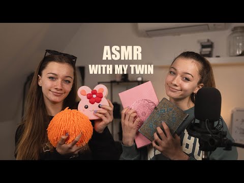 ASMR WITH MY TWIN + very RELAXING TRIGGERS!