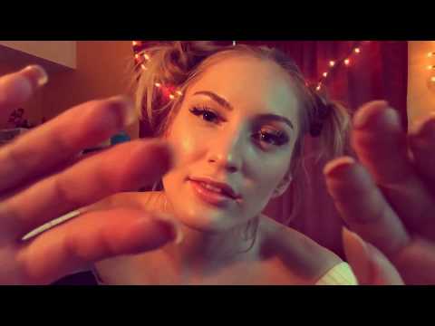 ASMR Up-Close Mouth Sounds + Hand Movements