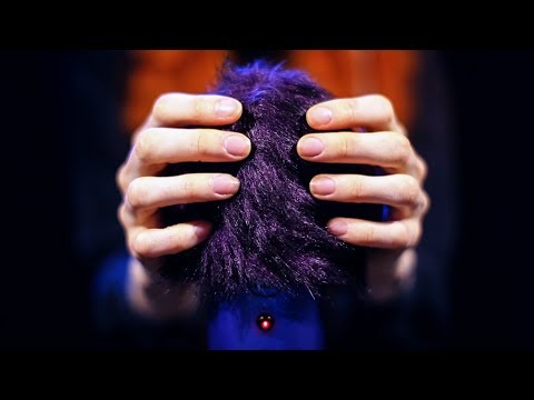 ASMR TINGLY SCALP MASSAGE - scratching fluffy mic cover ❗ no talking ❗