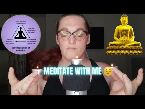 ASMR - Guided Breathing & Mindfulness Meditation ( Using Candles!)