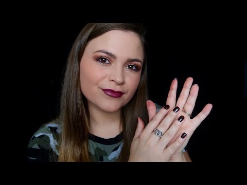 ASMR | Repeating Trigger Words + Hand Movements | Soft Whispers