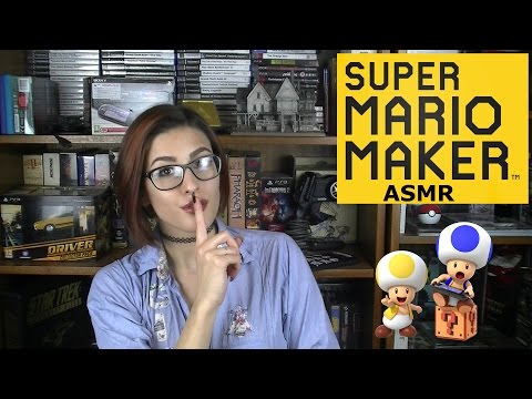Let's play quietly ~ ASMR ~ Super Mario Maker (WiiU) ~ Whispering ~ Let's make Mario levels