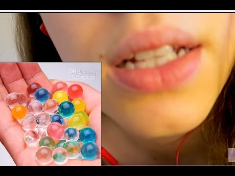 ASMR Playing With Growing Colors Crystal Balls - Softly spoken and Whispering