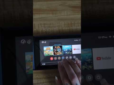 tapping on Nintendo Switch