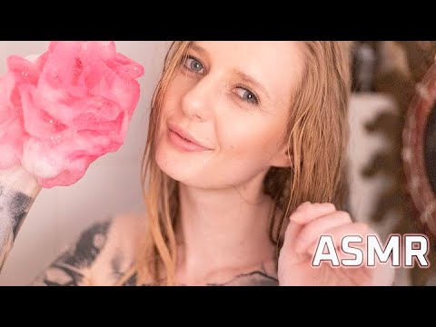 ASMR Relaxing Bath with YOUR girlfriend 🛁 (massage, roleplay, pampering, water sounds)