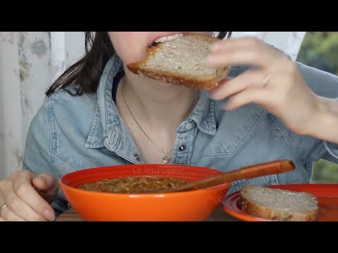 ASMR Eating Sounds | Mexican Fiesta & Bread