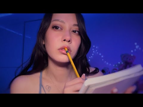 ASMR The Girl in the Back of the Class Draws You 🎨🖌