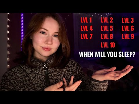 ASMR~Can You Get To Level 10 Before Falling Asleep?