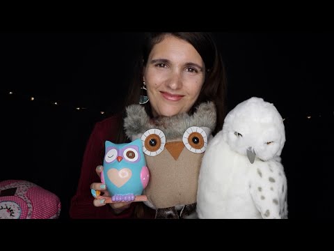 ASMR Show & Tell: My Owl Collection (soft spoken)