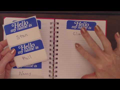 ASMR ~ Peeling Stickers & Placing in Notebook (Soft Spoken)
