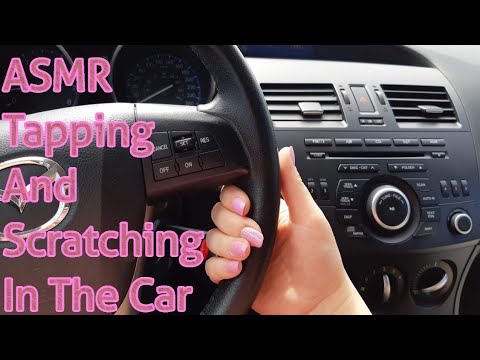 ASMR Tapping And Scratching In The Car(Lo-fi)