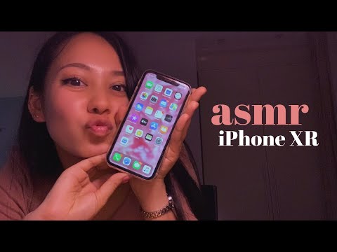 ASMR- What’s On My iPhone XR? 👀🤭 [Gum Chewing] [Pure Whispering]