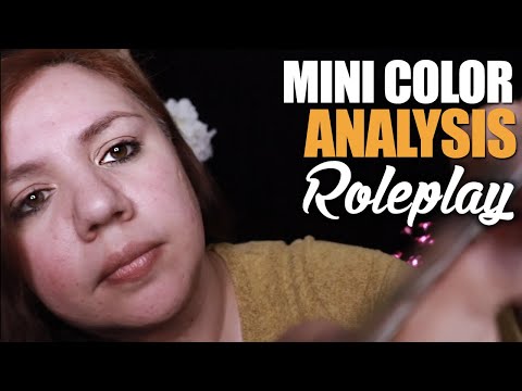 ASMR Color Analysis and Medical Exam ROLEPLAY