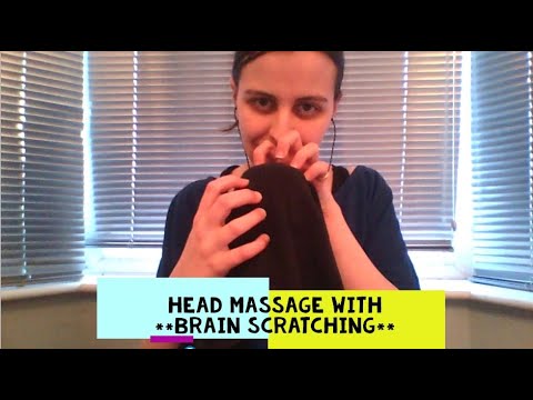ASMR Head Massage with BRAIN SCRATCHING (So Satisfying!) - Repeating Words - Scritch & Scratch