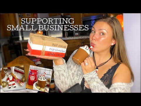 ASMR| *HUGE* ETSY HAUL #3 🎄SUPPORTING SMALL BUSINESSES🎄(reviews, whispering, tapping, crinkles)