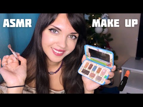 АСМР/ASMR Макияж подруге/Make up