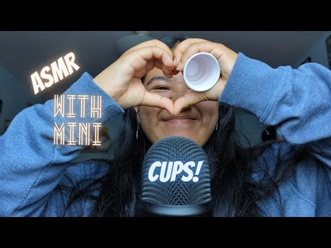 5 Minutes Of ASMR With Little Cups 😴 (no talking 🤫)