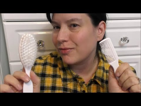 #ASMR Combing & Brushing the Camera to Relax you & give you Tingles !
