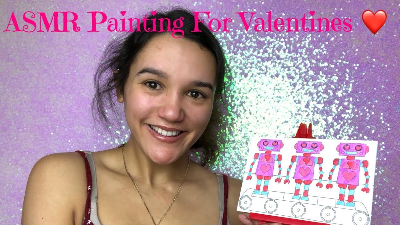 ASMR Painting For Valentines ❤️